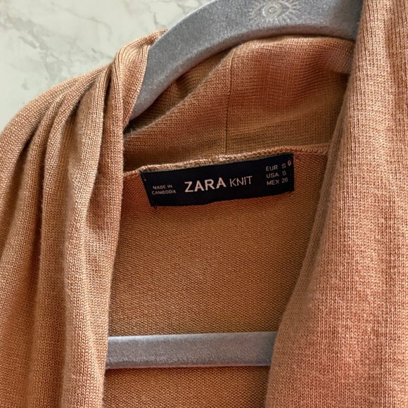 Zara Sweaters - Zara Knit Camel Cardigan
